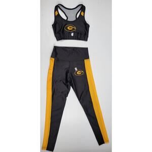 New Grambling State University Tigers Sports Bra Pants Leggings Set Womens Small